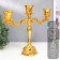 Summary Metal for 3 candles "Vine vine" gold 22x7.5x25 cm