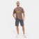 Male shorts, gray/dark gray, size 48