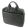 Male bag, genuine leather, black 38x9x44 cm