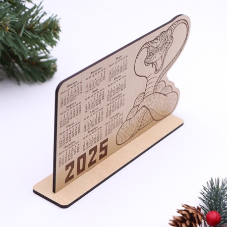 Calendar "Snake 2025", type 4, 16.7 x 10 x 3.5 cm-2