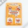 Set of Notepad A6, 32 sheets, stickers, magnetic bookmarks "For those who have paws"