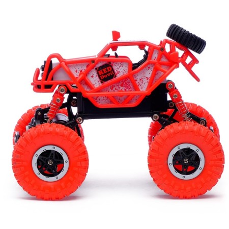 Radio-controlled jeep-trial machine, 4WD, operates on the battery-1