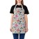 Apron of a kitchen with a photo print "Gifts of Flora", adjustable, size OS