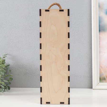 Casket for painting, under a bottle 11x10.7x35 cm, plywood 6mm-3