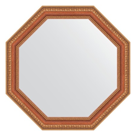 Mirror in the baguette frame, bronze beads on a tree 60 mm, 56x56 cm