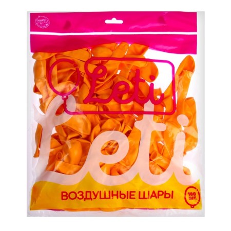 Latex ball 5 ", pastel, set of 100 pcs., Complete-yellow color-1