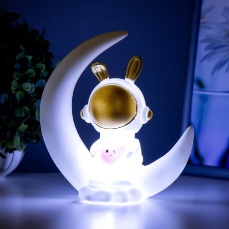 Night Cosmonaut's nightlight LED from LR44 batteries 16x7x17.5 cm Risalux-2