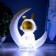 Night Cosmonaut's nightlight LED from LR44 batteries 16x7x17.5 cm Risalux