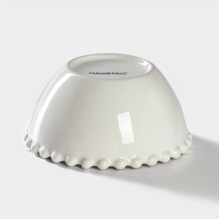 Porcelain Magistro Porcelain "Tandy", 200 ml, d = 11 cm, white color-2