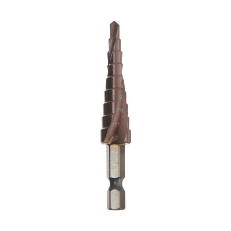 Drill step tundra pro, hss-CO, spiral profile, hexagonal shank, 4-12 mm-2