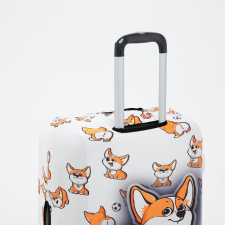 Coverage for a suitcase 24 ", white color-2