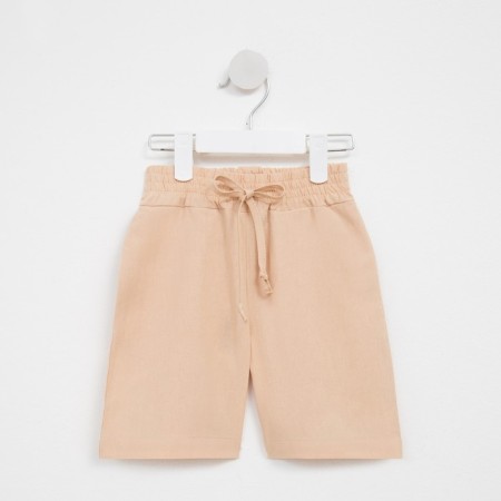 Burmuda shorts Minaku: Cotton Collection Beige color, height 110-4