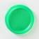 Plastic plastic disposable, d = 21 cm, green color, 12 pcs/un