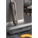 Technical knife deli ht4008 104614, auto -breeder, black, trapezoidal blade