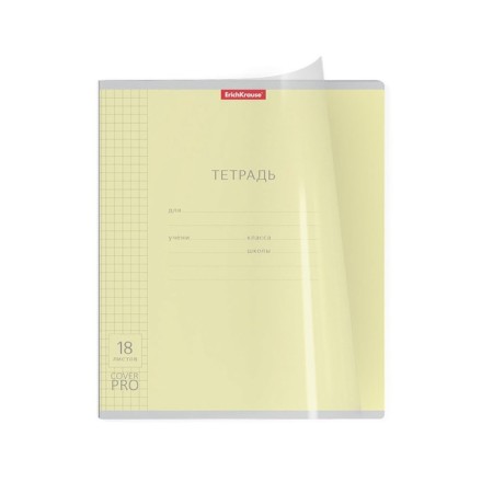 Notebook18l CL Erichkrause Coverpro classic. layer. region. chalk. Cardboard, mix-2