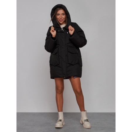 Women's jacket, size 50, black color-6