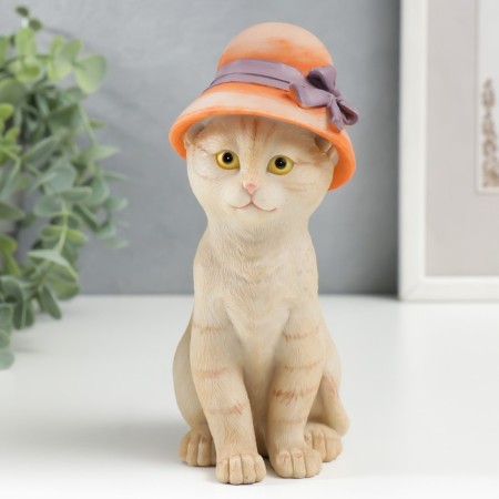 Polystone souvenir "Kita in a ladies' hat" 16.5x7.5x10 cm