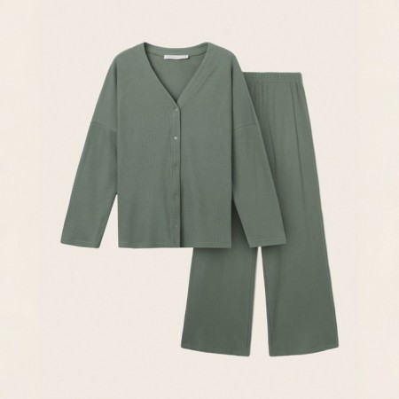Home suit (shirt and trousers) SL Home p. S, olive-8