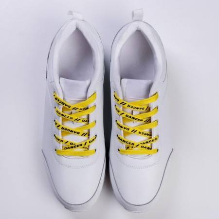 Danger laces 110x1cm, yellow-3