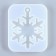 Silicone form universal, Snowflake suspension