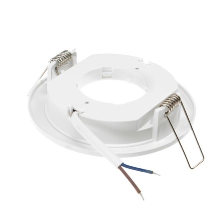 Builtrous lamp Ecola 5355, GX53, IP20, 220 V, 25x106 mm, round, white-2