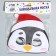 New Year's carnival mask "Penguin" felt, for the New Year