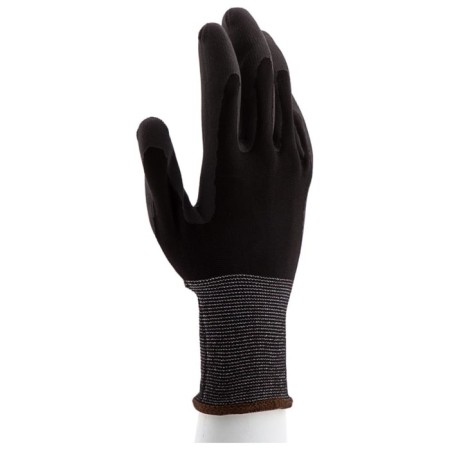 Knitted garden gloves, knitting class 15, with polyurethane coating, size 9, Sibrtekh-1