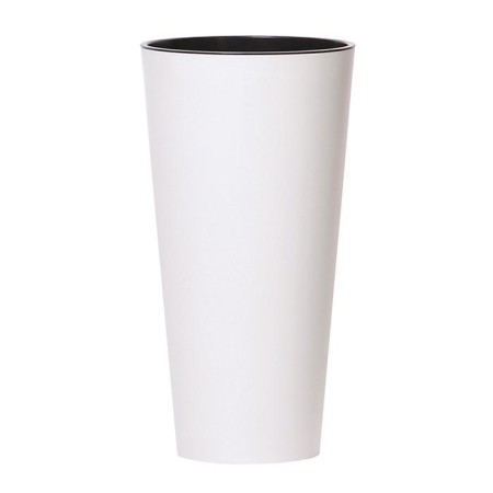 Tubus slim Kashpo, 2 subjects: internal and outer capacitance, 4 and 8 l, white color