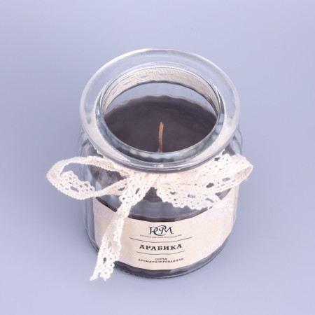 Candle in the bank flavored "Arabica" 180g, combustion time 45h-5