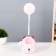 Maneck table lamp LED 3W AKB USB Pink 11.5x10x30 cm Risalux