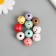 Beads for creativity tree "hearts on balls" set 10 pcs d = 1.6 cm