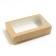Packaging for products, craft with a window, 23 x 14 x 6 cm, 1.9 liters