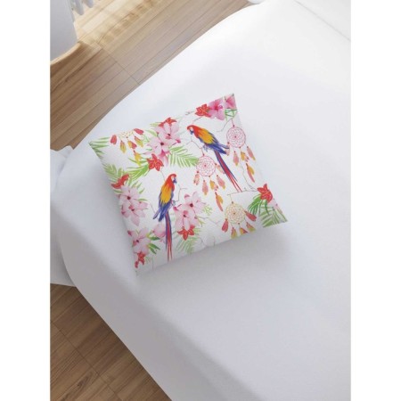 Decorative pillowcase “Parrots with dream catchers”, on a zipper, size 45x45 cm-1