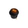 Switch moist -covered round yellow with backlight, 250 V, 6 A, 3 contacts