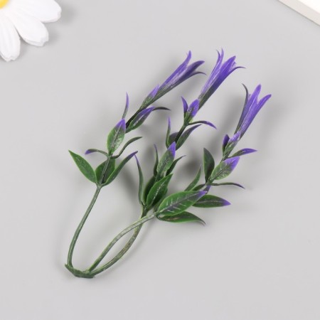Artificial plant for creativity "Hippeastium" set 6 pcs Violet 11.5 cm-2