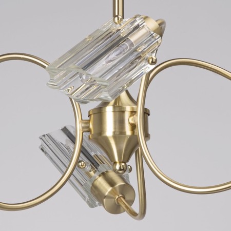Olympia chandelier, size 65x32.5x65 cm, 240W 6xe14-7