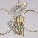 Olympia chandelier, size 65x32.5x65 cm, 240W 6xe14