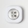 Night Pushlite "Square" 4XLED, 3AAA white 6.5x6.5x2.5 cm Risalux