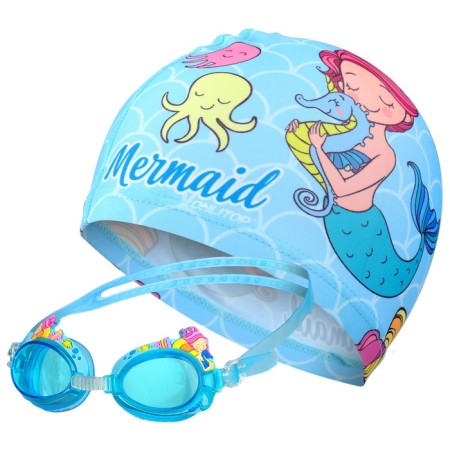 Set for swimming children's Onlytop "Mermaid": hat, glasses, bag-2