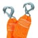 Torso towing cable, 12 tons, 4 m, 2 hooks