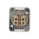 Single (ceramics) Mini OG IP54, with grounding, o/y, white kranz