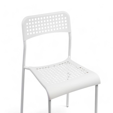 The mesh stool is white-5