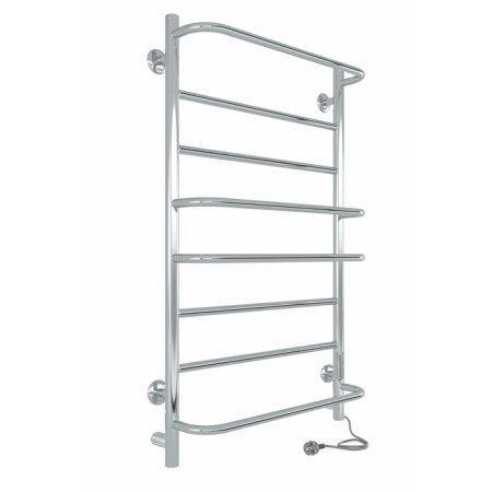 Electric towel Indigo Europe Lux, 800x400 mm, timer, hidden installation, chrome