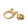 Cappio Opener pen pen, aluminum, color gold