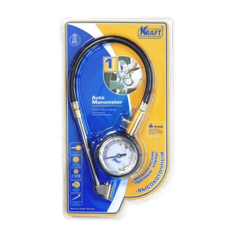 Analog Kraft KT830003 Manometer, with a hose, 10 atm, 150 psi-1