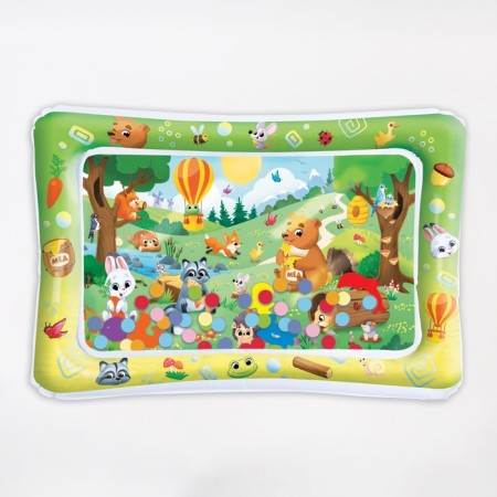 Aquacrice inflatable developing water rug "Funny animals", 80x50 cm., Baby me