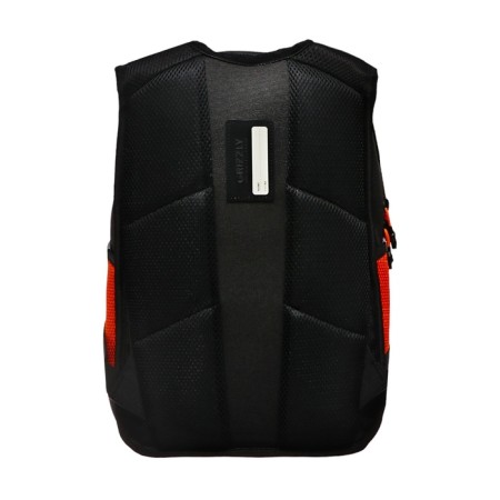 School backpack, 40 x 25 x 22 cm, Grizzly, ergonomic back, laptop department, black/orange-5