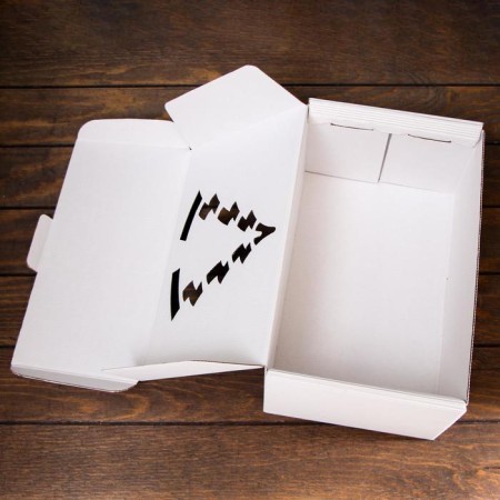 Gift box No. 25, white, team, 33.2 x 21.3 x 17.3 cm-1