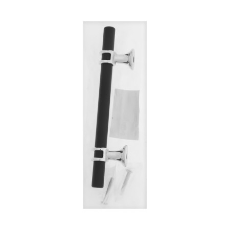 Cappio bracket handle, m/o 96 mm, d = 12 mm, plastic, chrome color/black-6