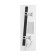 Cappio bracket handle, m/o 96 mm, d = 12 mm, plastic, chrome color/black